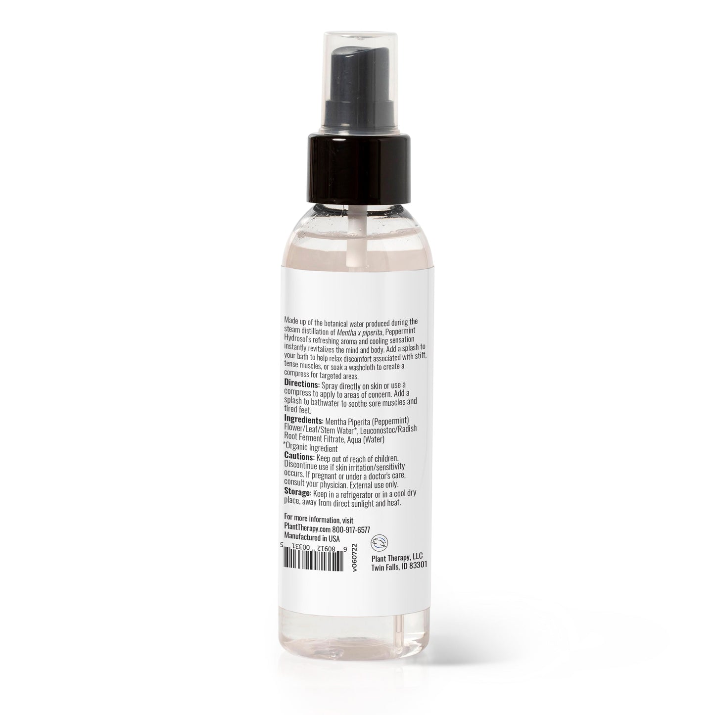 PT - Hydrosol "Peppermint" 4oz (118ml)
